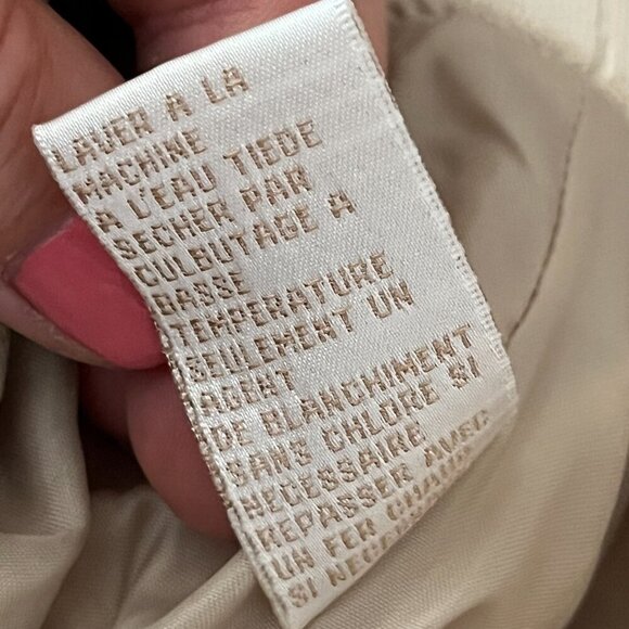 EP Pro Golf Cream Beige Plaid Crew Neck Pullover Light Sports Jacket Mens L EUC - Picture 7 of 8